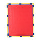 Large Rectangle Portable Classroom Room Divider Panel, Red / Single / Panel Only