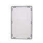 Rectangle Portable Classroom Room Divider Panel, Glacier Gray / Single / Panel Only