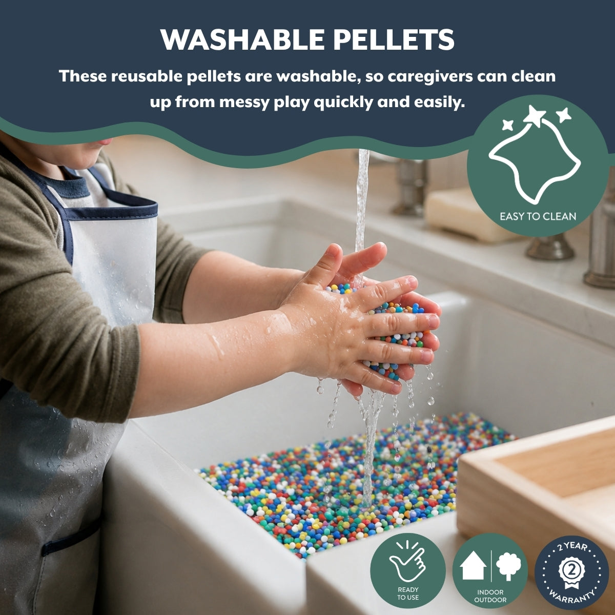 Sensory Table Play Pellets, 10 lb Bag, view 4