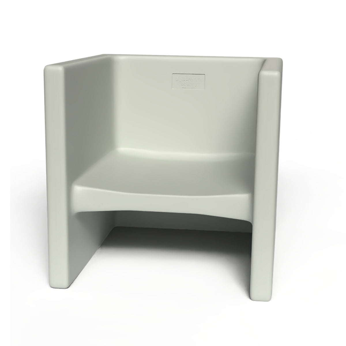 3-in-1 Cube Chair and Table for Toddlers, Coastal Green / Single