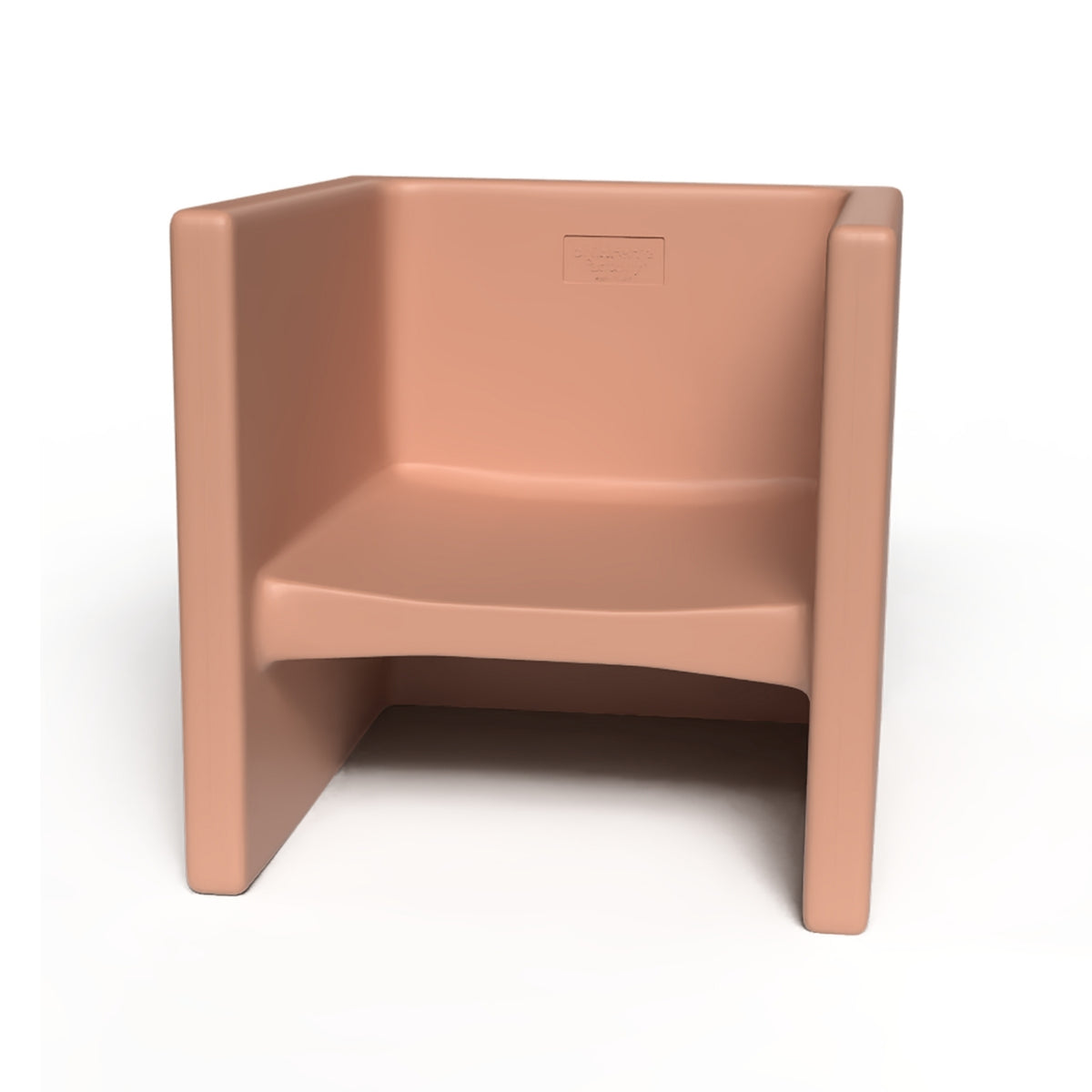 3-in-1 Cube Chair and Table for Toddlers, Clay / Single