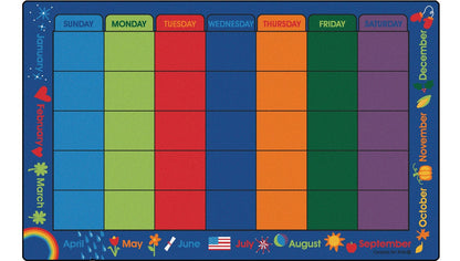 Calendar Celebrations Classroom Rug