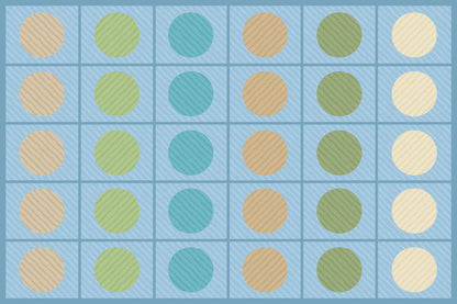 Calming Colors Open Seating Classroom Rug