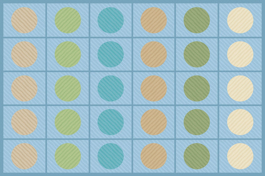 Calming Colors Open Seating Classroom Rug