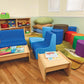 9-Piece Modular Foam Seating Set with Table, view 3