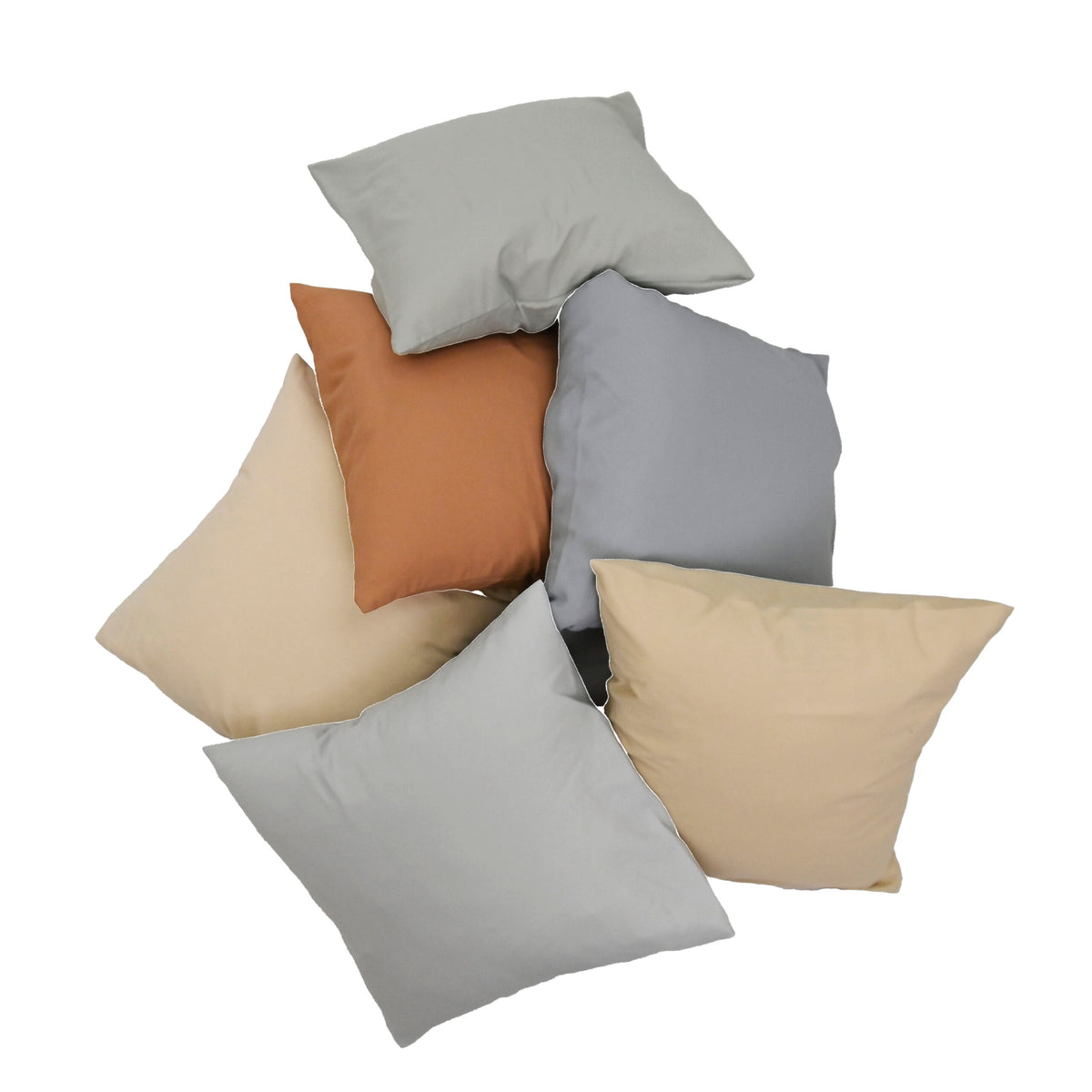 17" Foam-Filled Vegan Leather Floor Pillows – Set of 6, view 13