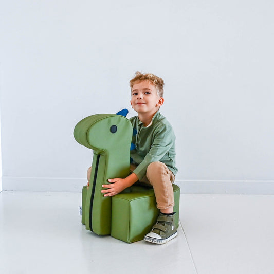 Dinosaur Foam Toddler Seat with Detachable Head
