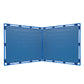 PlayPanels Large Right Angle Freestanding Classroom Divider Panel – Deep Water Blue