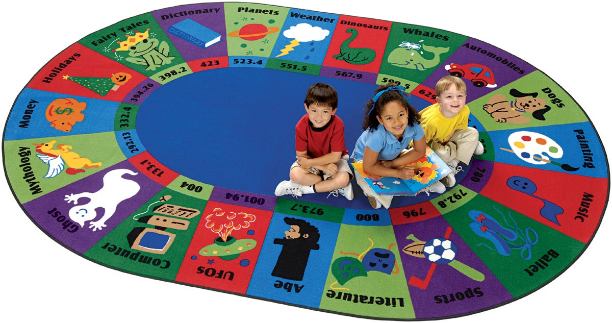 Dewey Decimal Fun Classroom Rug