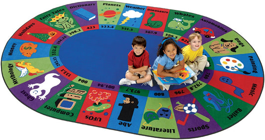 Dewey Decimal Fun Classroom Rug