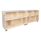 Mobile 30" H 2-Shelf Fold-and-Lock Storage Unit, view 2