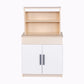 White Wooden Play Kitchen Hutch