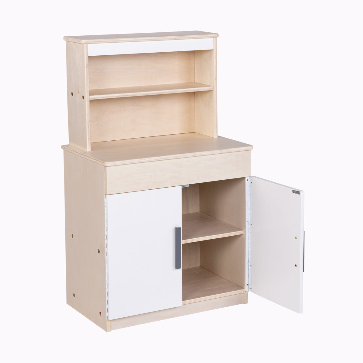 White Wooden Play Kitchen Hutch, view 2