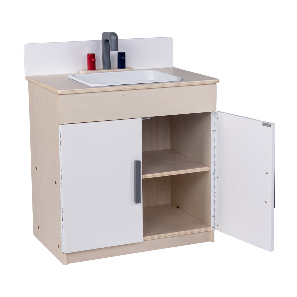 3-Piece Wooden Play Kitchen Set, view 3