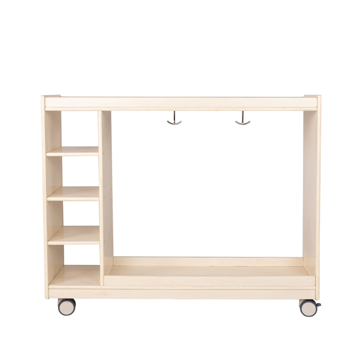 Mobile Dress-Up Storage Unit with Mirrors, view 2
