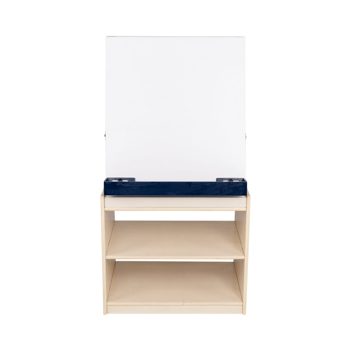 Mobile Double-Sided 2-Station Art Easel with Shelves, view 2