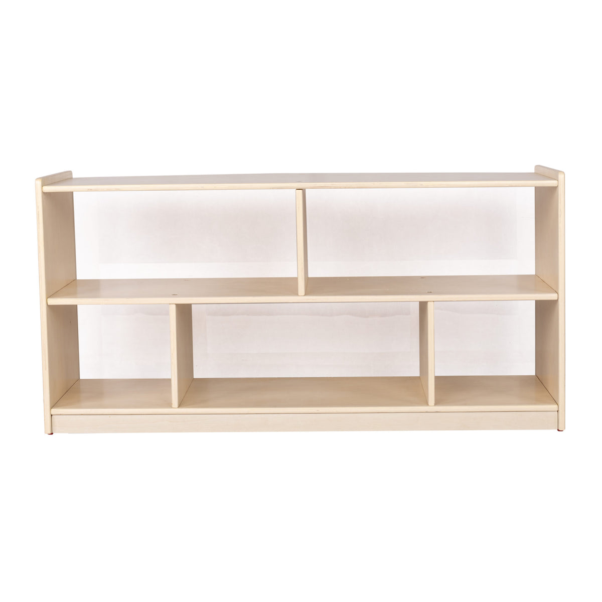 Mobile 24" H Toddler Storage Shelf with Clear Back, view 4