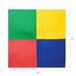 Reversible Four Square Activity Mat, 5' x 5', view 7