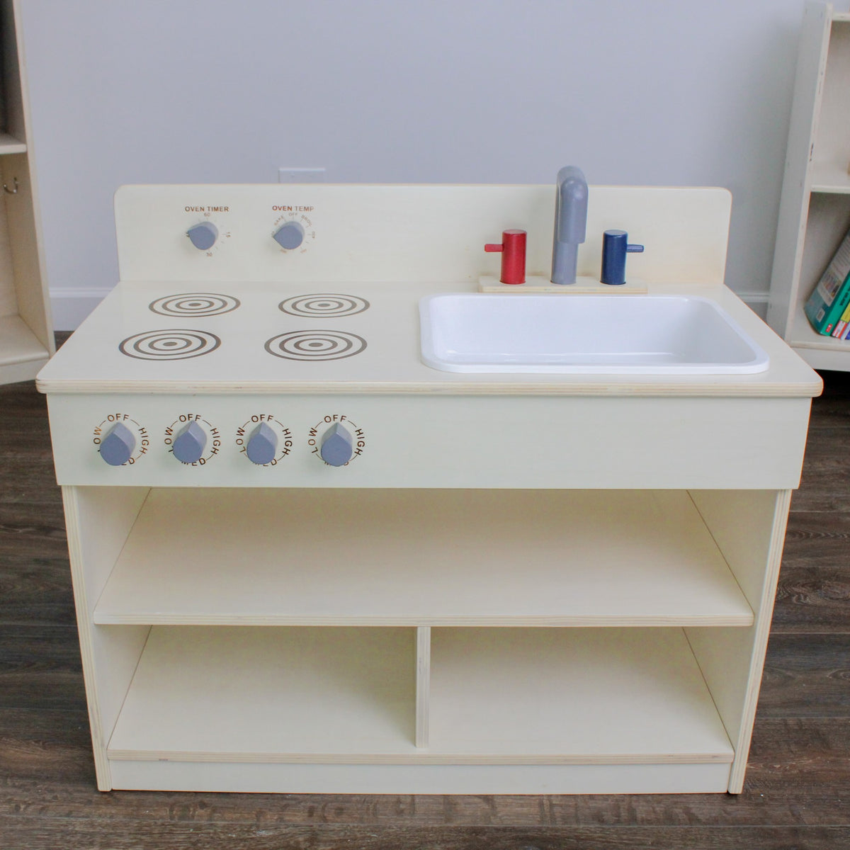 Toddler Combination Play Kitchen, Ready to Assemble, view 4
