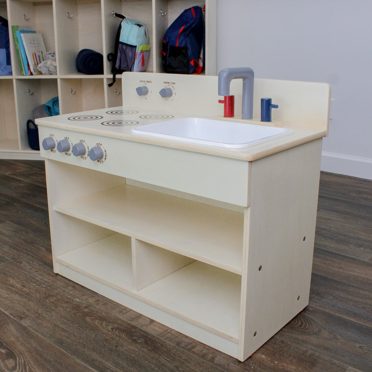 Toddler Combination Play Kitchen, Assembled, view 5