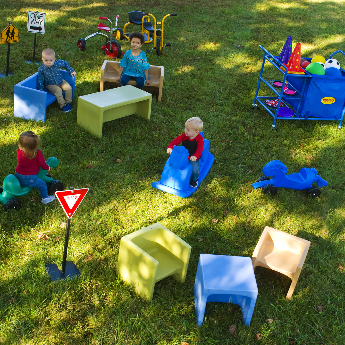 Tortoise and Hare Toddler Ride-On Toys, view 6