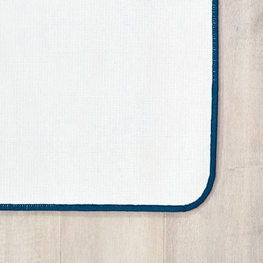 Blue Plaid Classroom Rug, view 2