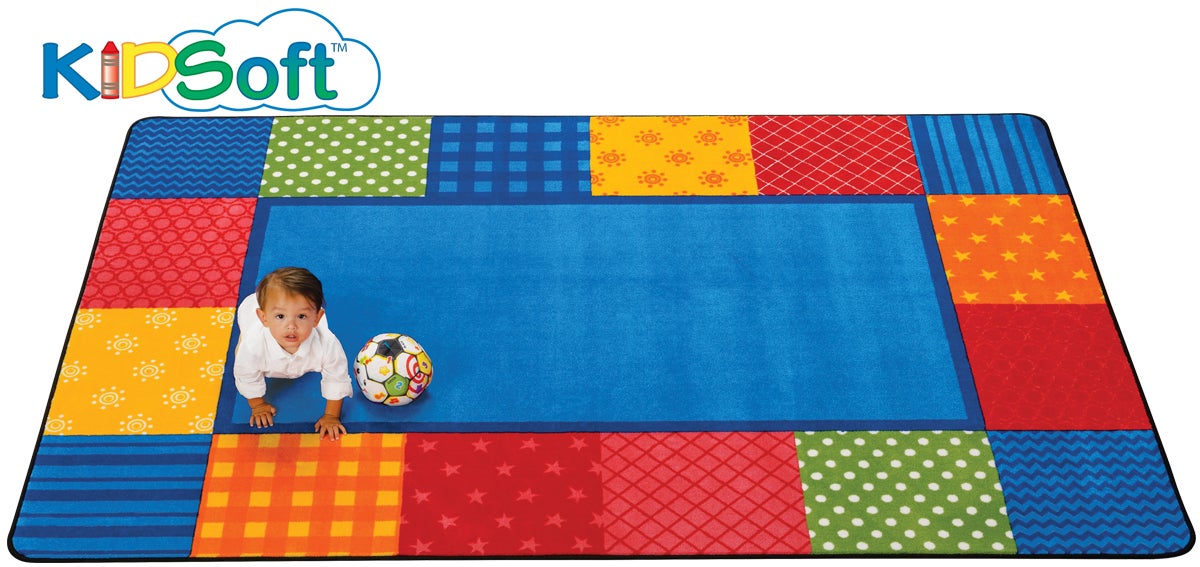 Pattern Blocks Primary Classroom Rug