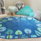 KIDSoft Tranquil Trees Blue Classroom Rug, view 10