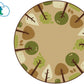 KIDSoft Tranquil Trees Tan Classroom Rug, view 2