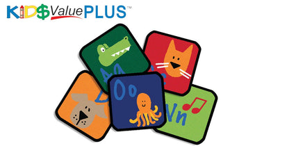 Learning Blocks Primary Alphabet Seating Squares