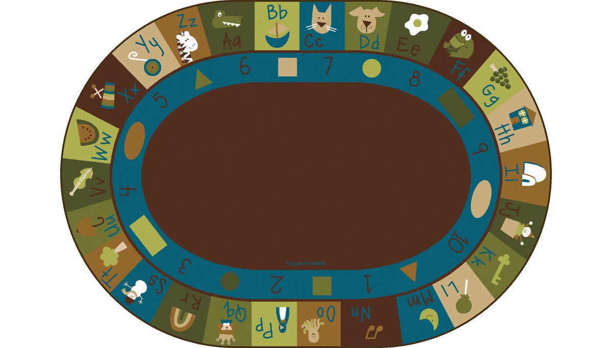 Learning Blocks Nature Classroom Rug, view 2