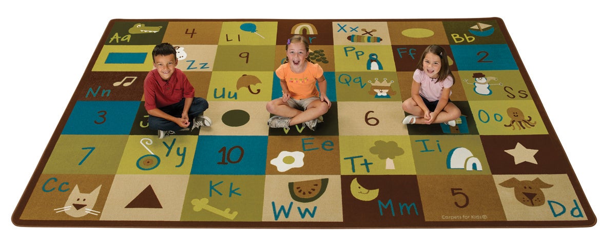 Learning Blocks Nature Classroom Rug