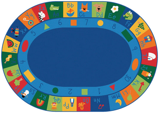 Learning Blocks Classroom Rug