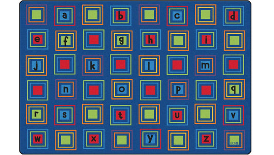 Literacy Squares Primary Classroom Rug