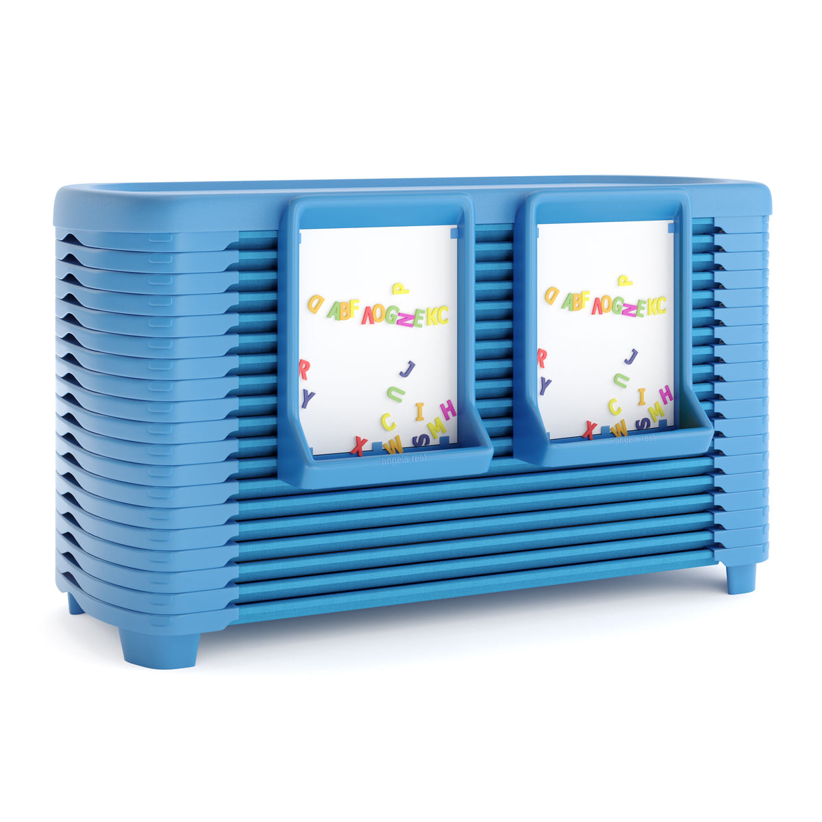 Mobile Cot Storage Activity Center with 20 Stackable Cots