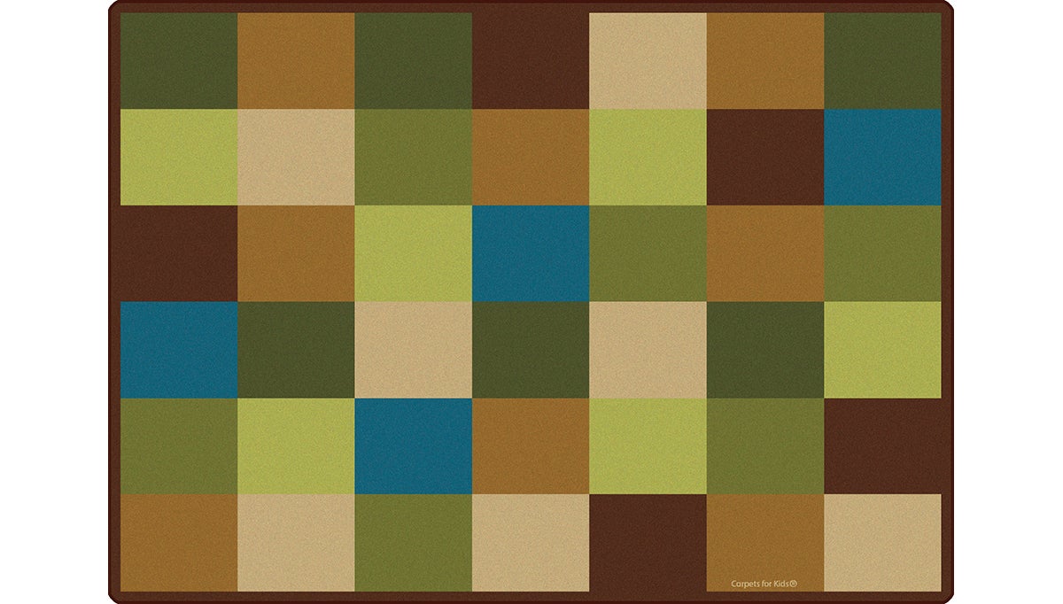 Nature Blocks Seating Classroom Rug