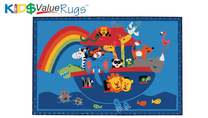 Noah's Animals Classroom Rug