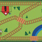 Railroad Playtime Classroom Rug, view 2