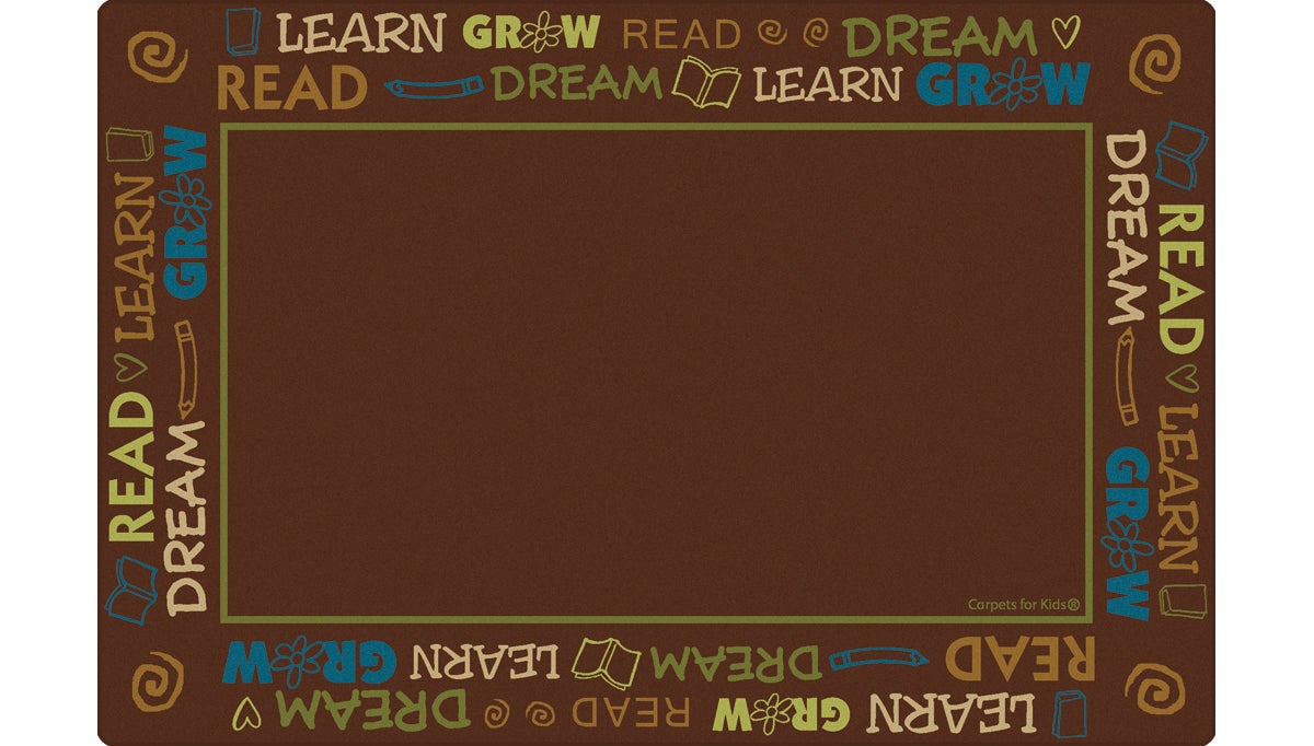 Nature Read to Dream Border Classroom Rug