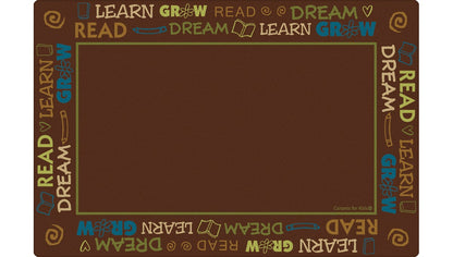 Nature Read to Dream Border Classroom Rug