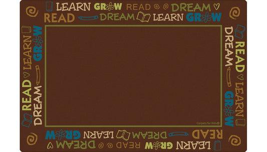 Nature Read to Dream Border Classroom Rug