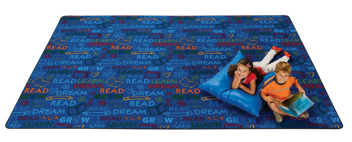 Read to Dream Pattern Classroom Rug