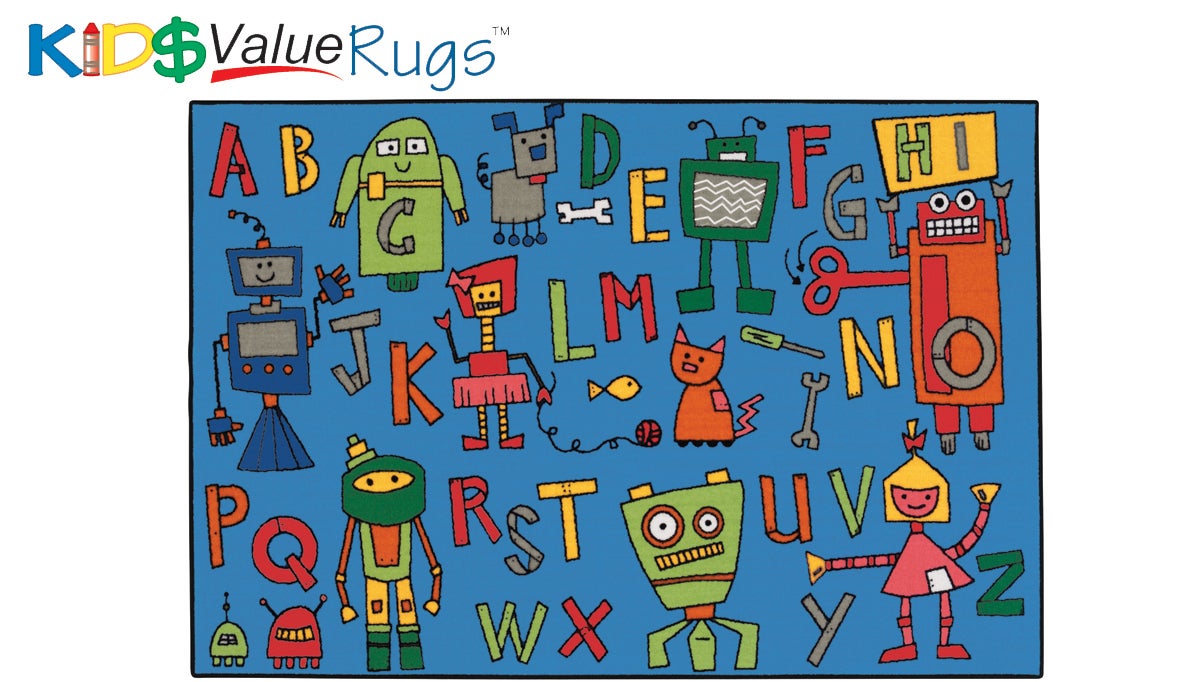 Reading Robots Classroom Rug