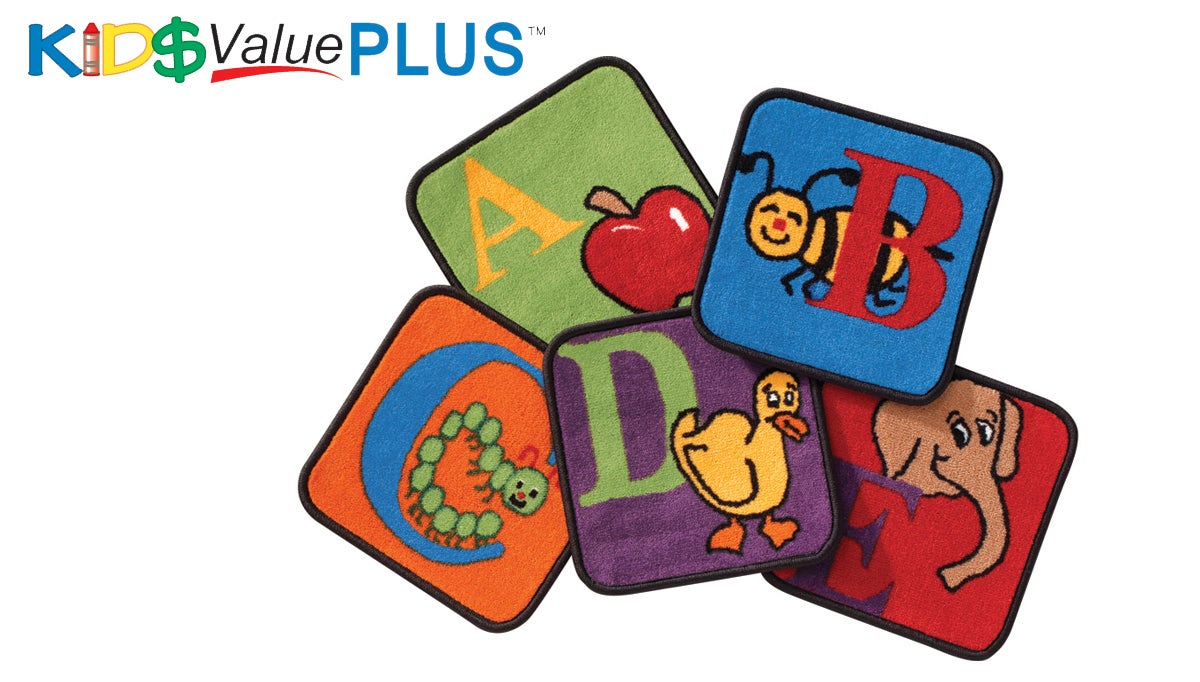 Reading by the Book Alphabet Seating Squares