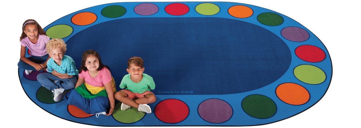 Seating Circles Circletime Oval Classroom Rug
