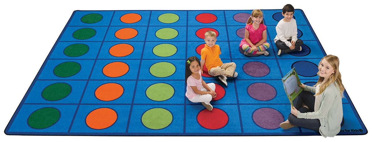 Seating Circles 30-Seat Classroom Rug