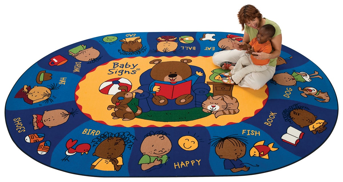 Sign, Say and Play Classroom Rug