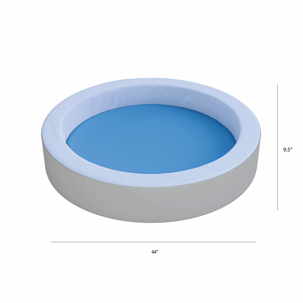 Round Toddler Soft Play Ring with 2" Mat, view 4