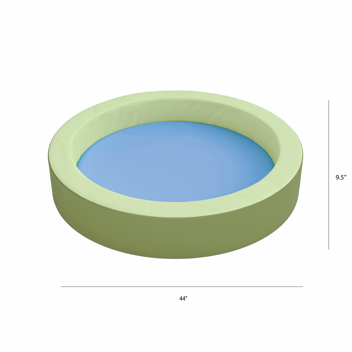 Round Toddler Soft Play Ring with 2" Mat, view 9