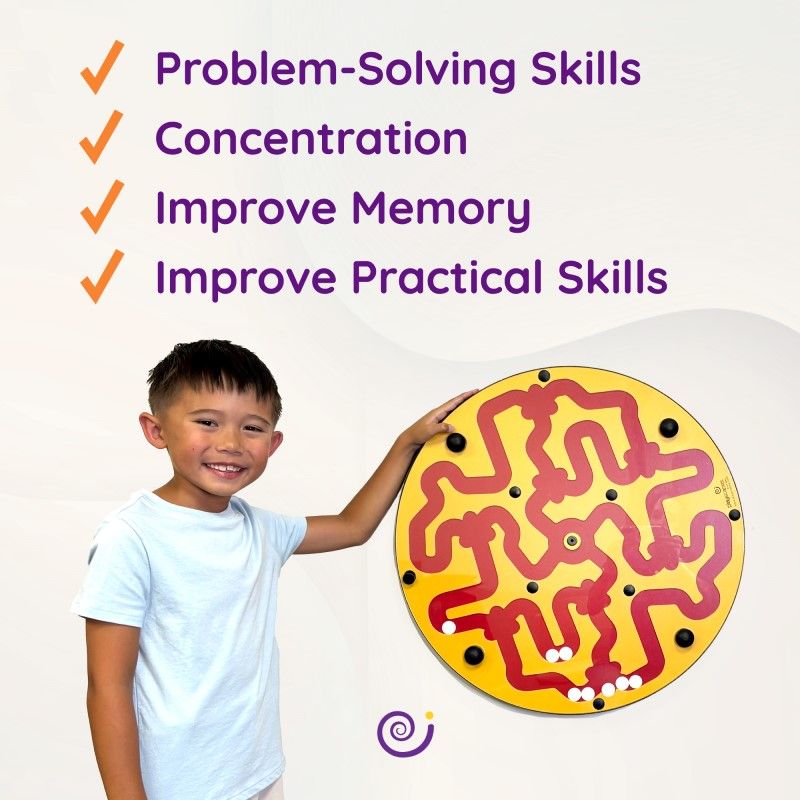 Amazer Disc Maze Wall Activity by Playscapes
